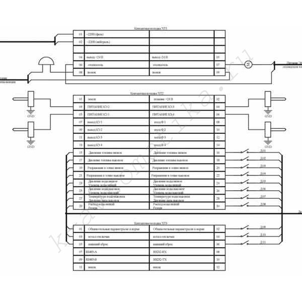 foto3 БЗК М Схема подключения к блоку контролирующих устройств
